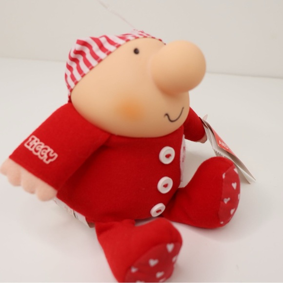 Vintage 90’s Ziggy 1990 Valentines Day Doll My Heart is Yours Wearing Red PJs - Picture 4 of 7